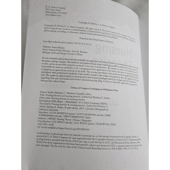 Nursing Theories and Nursing Practice by Marlaine C. Smith (2019 Paperback) - Picture 5 of 11